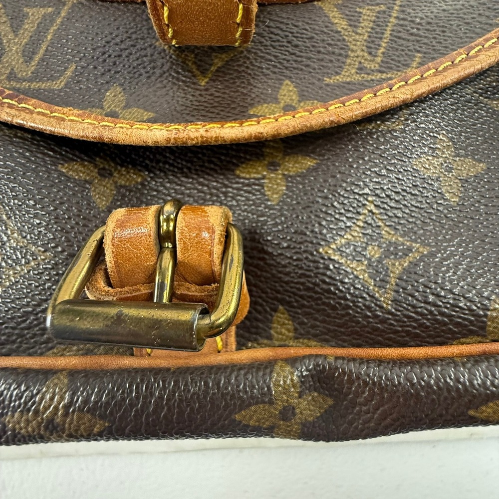 Louis Vuitton Saumur 30 Monogram Canvas Crossbody Bag Brown M42256 Vintage - Picture 3 of 13
